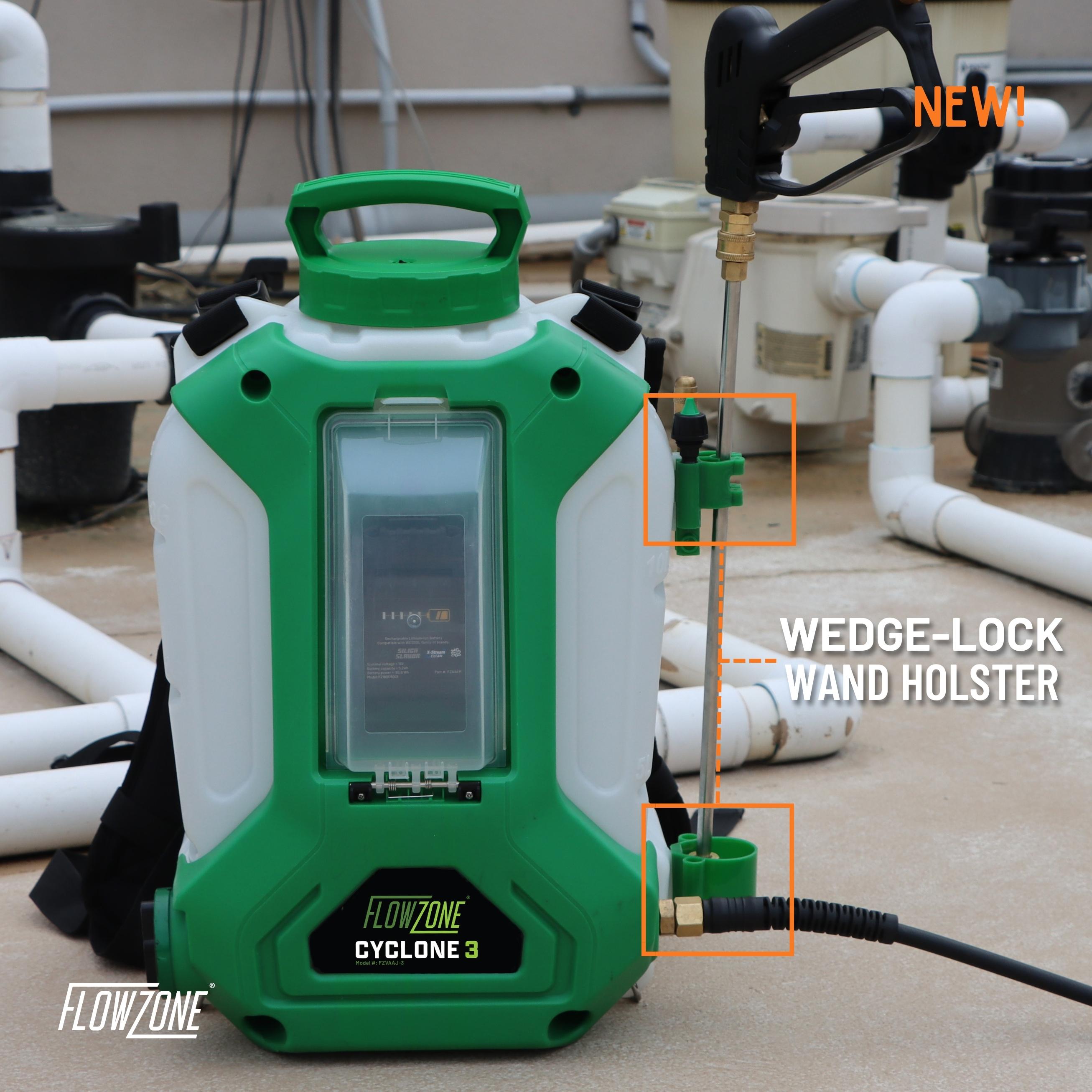 Cyclone 3 Battery Powered Backpack Sprayer (4-Gallon)