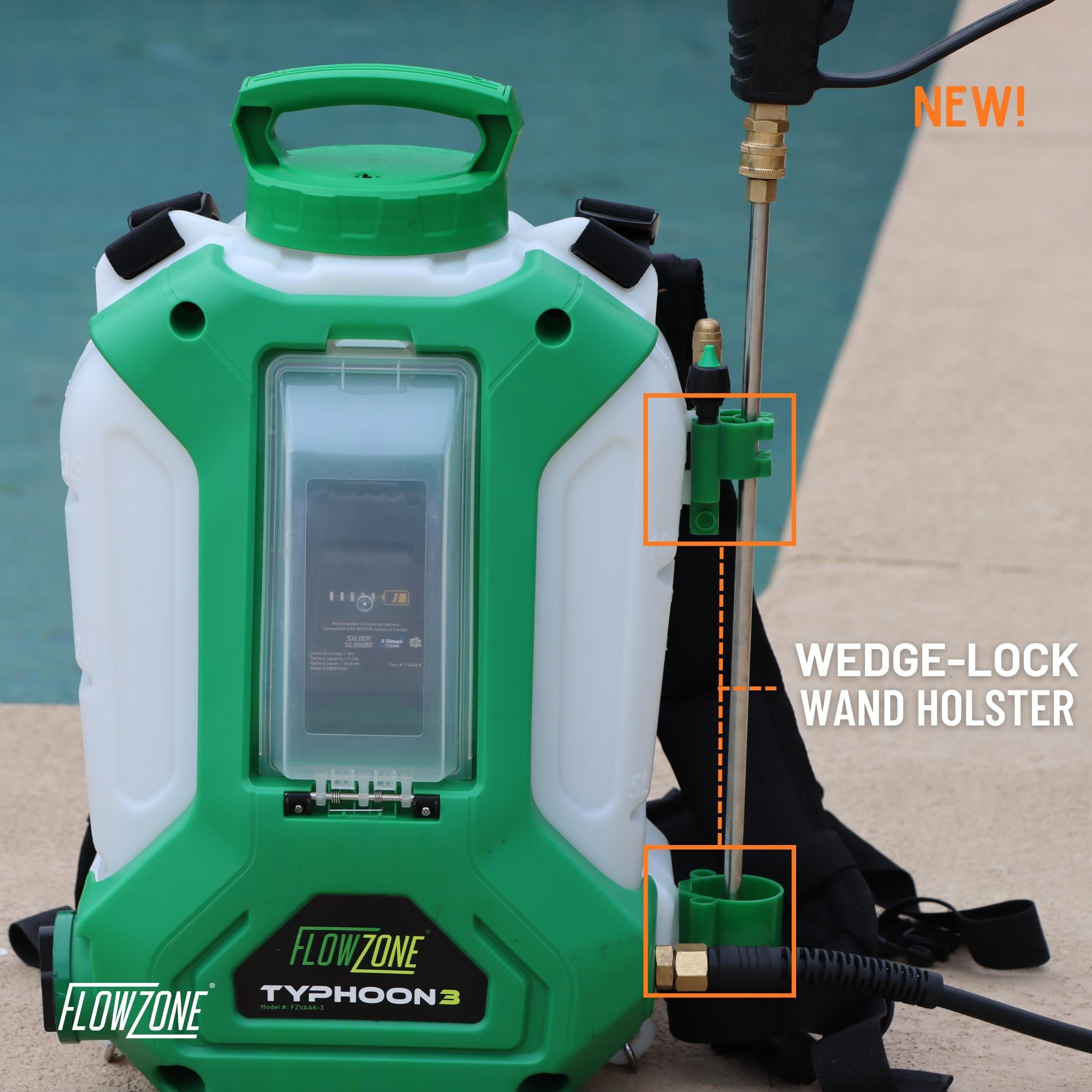 Typhoon 3 Battery Powered Backpack Sprayer (4-Gallon)