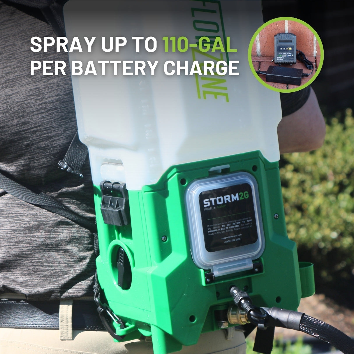 Storm 2-Gallon SwapTank Battery-Powered Sprayer