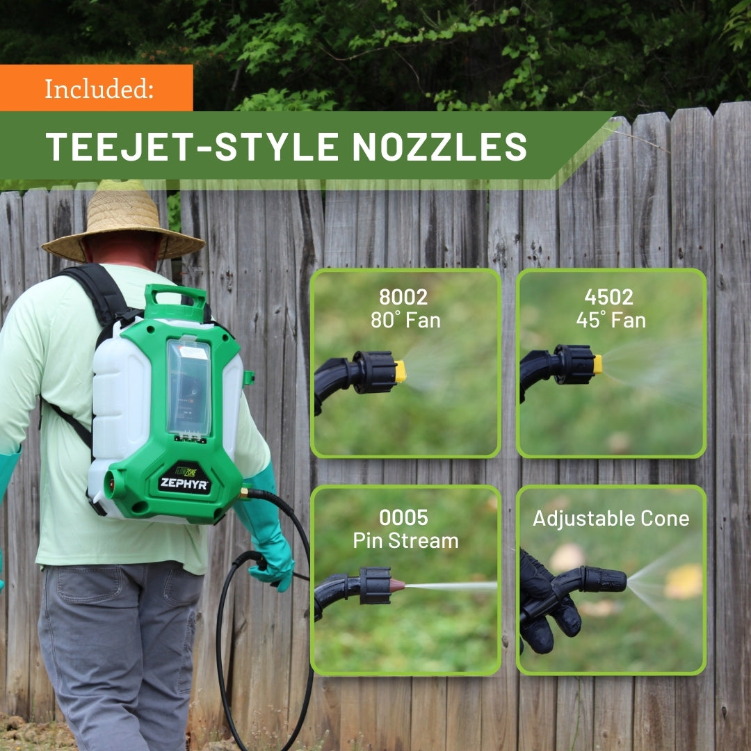 Zephyr Battery-Powered Backpack Sprayer (4-Gallon)
