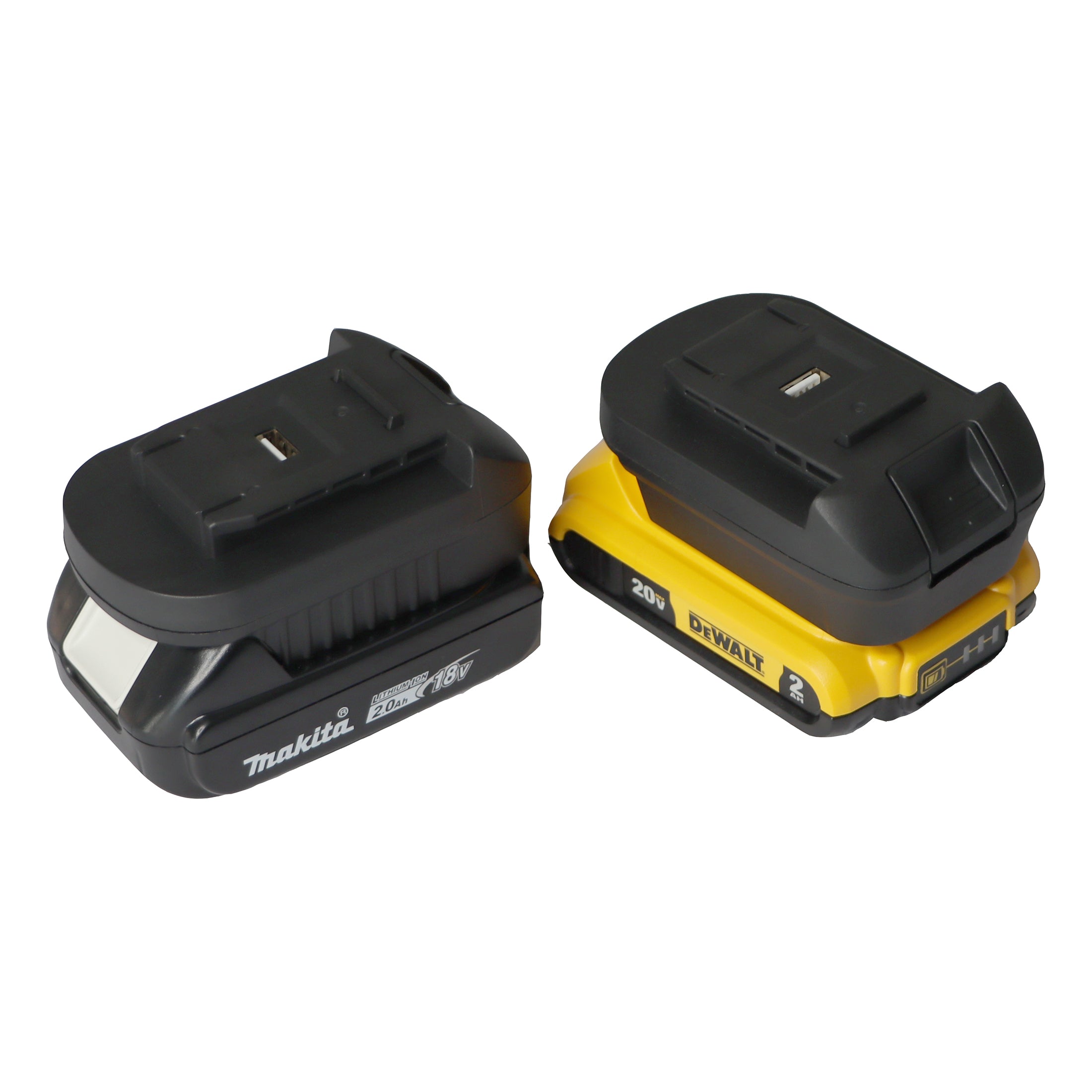 Milwaukee/DEWALT/Makita/Bosch Akku-Adapterset